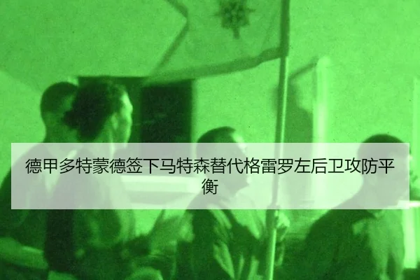 德甲多特蒙德签下马特森替代格雷罗左后卫攻防平衡